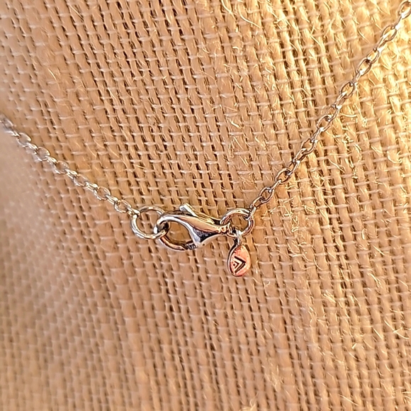 SIilpada N2296 Inner Circles Sterling Silver & Brass Necklace 16" - Picture 5 of 6